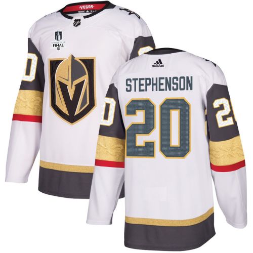 Chandler Stephenson 20 Vegas Golden Knights Stanley Cup 2023 Final Patch Away Breakaway Men Jersey - White