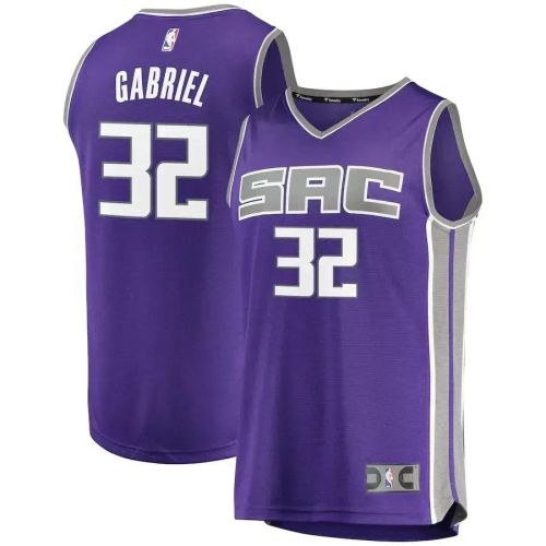 Wenyen Gabriel Sacramento Kings Fast Break Jersey - Icon Edition - Purple