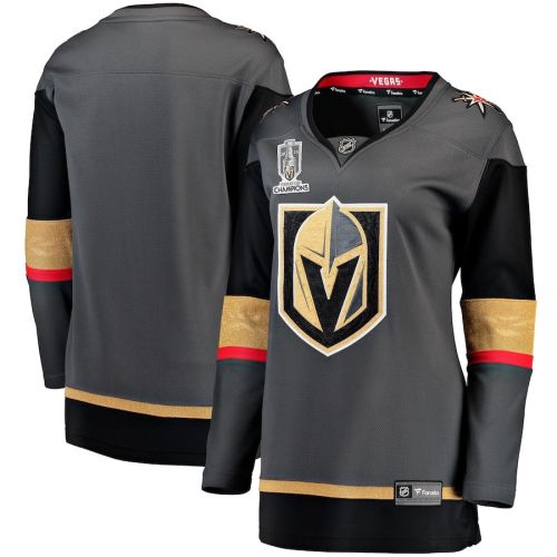 Vegas Golden Knights 2023 Stanley Cup Champions Alternate Breakaway Women Jersey - Black