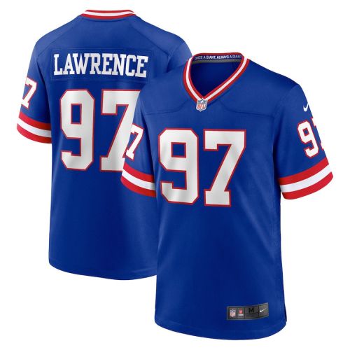 Dexter Lawrence New York Giants Classic Player Game Jersey - Royal