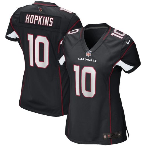 DeAndre Hopkins 10 Arizona Cardinals Women Game Jersey - Black