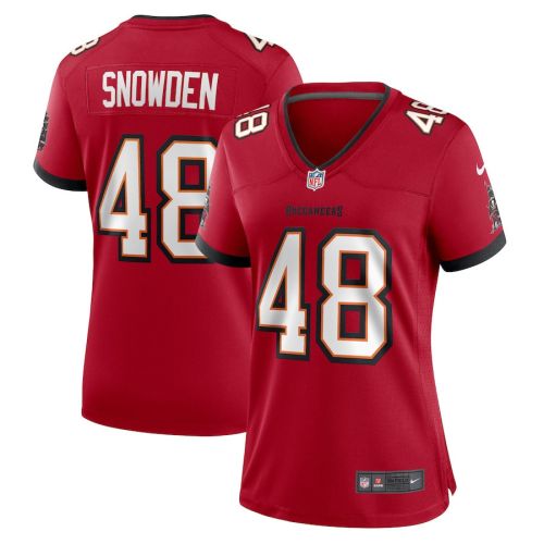 Charles Snowden 48 Tampa Bay Buccaneers Women's Home Game Player Jersey - Red