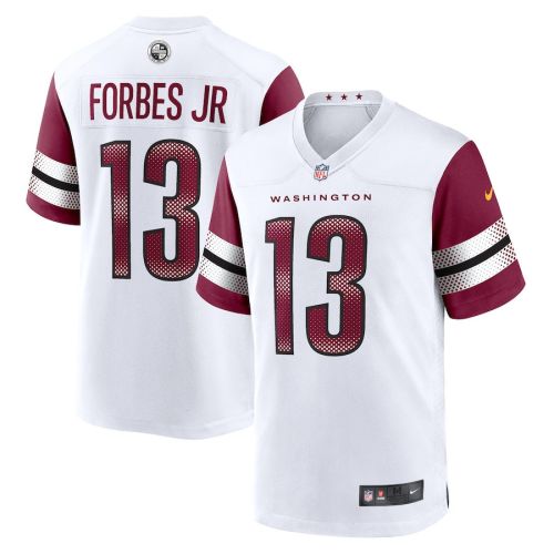 Emmanuel Forbes Jr. 13 Washington Commanders Men Away Game Jersey - White