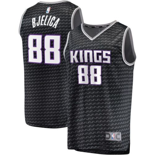 Nemanja Bjelica Sacramento Kings Fast Break Player Jersey - Statement Edition - Black