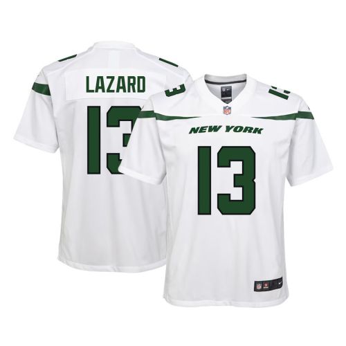 Allen Lazard 13 New York Jets Youth Game Jersey - White