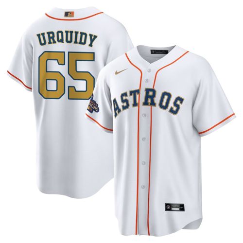 José Urquidy 65 Houston Astros 2023 Men Jersey - White/Gold