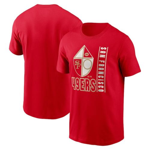 San Francisco 49ers Lockup Essential T-Shirt - Scarlet