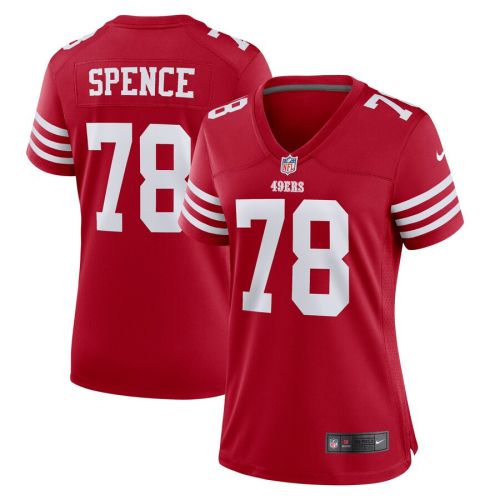 Akeem Spence San Francisco 49ers Women's Game Player Jersey - Scarlet