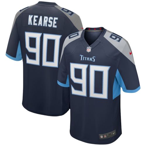 Jevon Kearse 90 Tennessee Titans Men Game Retired Jersey - Navy