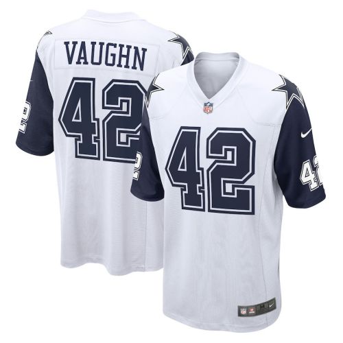 Deuce Vaughn 42 Dallas Cowboys Alternate Game Men Jersey - White