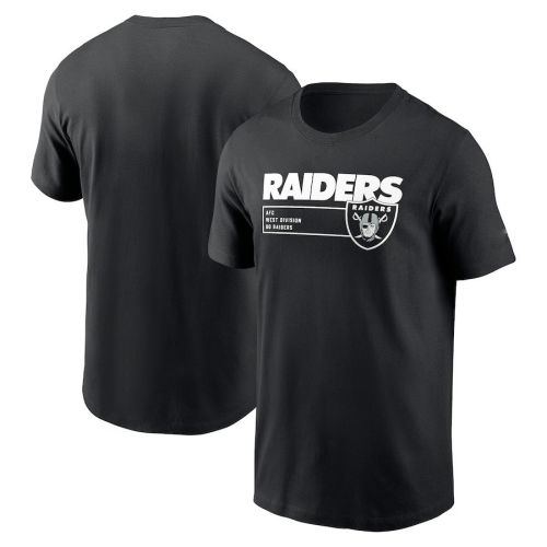 Las Vegas Raiders Division Essential T-Shirt - Black