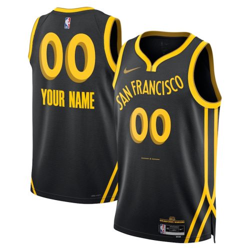 Golden State Warriors 2023/24 City Edition Swingman Custom Jersey - Black