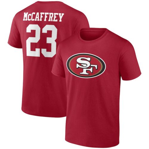 Christian McCaffrey 23 San Francisco 49ers Unisex T-Shirt - Scarlet