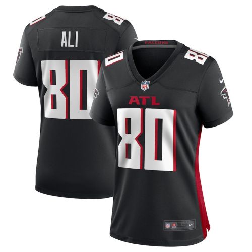 Josh Ali 80 Atlanta Falcons Game Women Jersey - Black