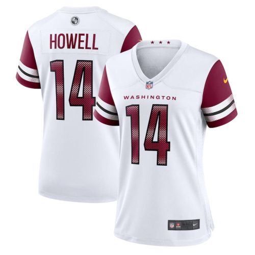 Sam Howell 14 Washington Commanders Women Team Game Jersey - White