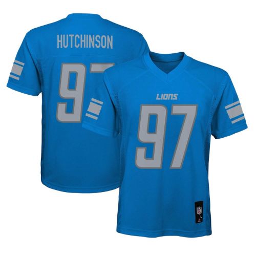 Aidan Hutchinson 97 Detroit Lions Alternate YOUTH Jersey - Blue