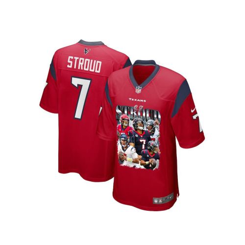 C.J. Stroud 7 Houston Texans The Gunslinger Game YOUTH Jersey - Red