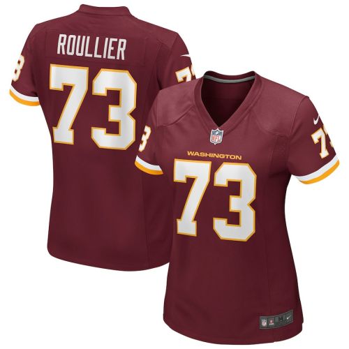 Chase Roullier 73 Washington Commanders Football Team Women Game Jersey - Burgundy