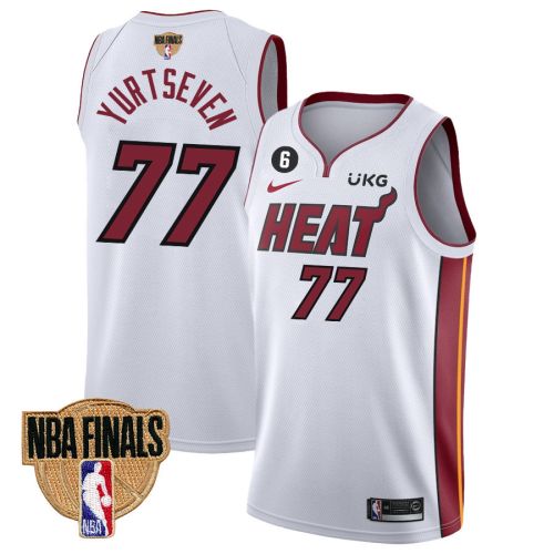 Ömer Yurtseven 77 Miami Heat Final Champions 2023 Swingman Jersey - White