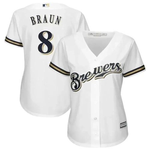 Ryan Braun Milwaukee Brewers Women's Alternate Cool Base Player Jersey - White