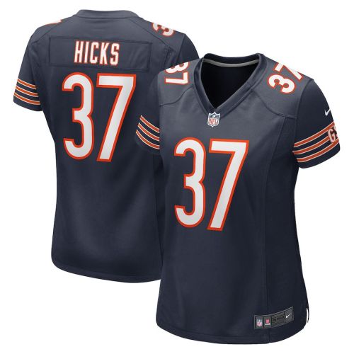 Elijah Hicks 37 New York Giants Women Game Jersey - Navy