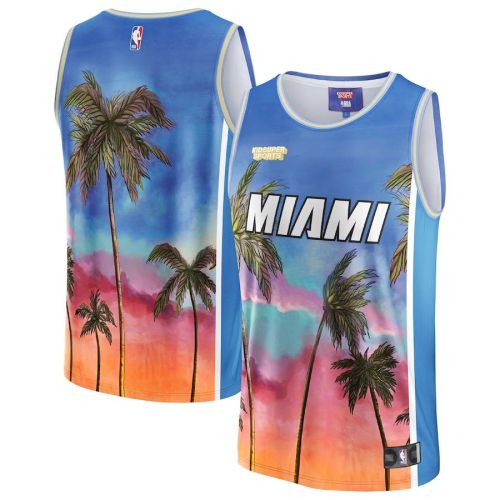 Miami Heat NBA & KidSuper Studios Unisex Hometown Jersey - Blue