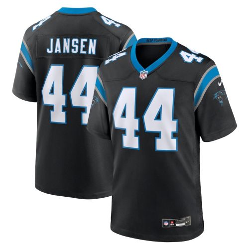 J.J. Jansen 44 Carolina Panthers Team Game Men Jersey - Black