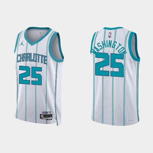 Charlotte Hornets P. J. Washington 25 2022-23 Association Edition White Men Jersey Swingman