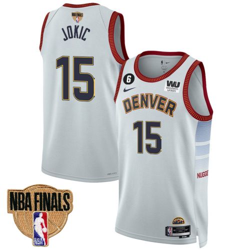 Nikola Jokic 15 Denver Nuggets Final Champions 2023 Swingman YOUTH Jersey - White