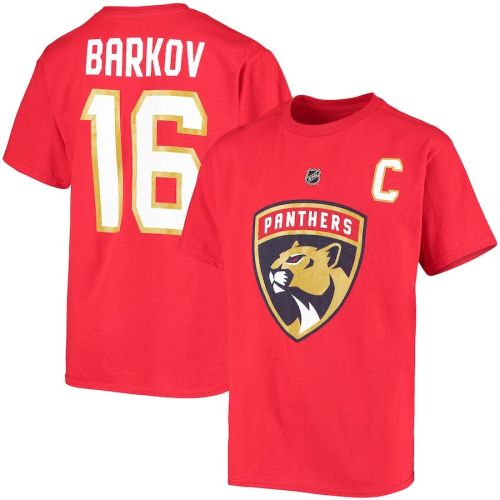 Aleksander Barkov 16 Florida Panthers T-Shirt - Red