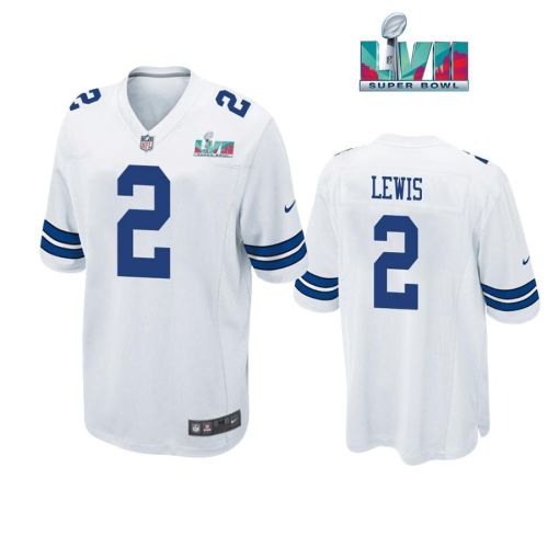 Jourdan Lewis 2 Dallas Cowboys Super Bowl LVII Super Bowl LVII White Men Game Jersey