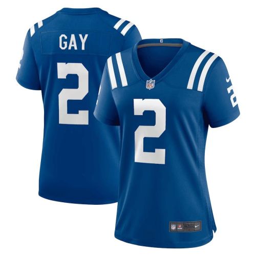 Matt Gay 2 Indianapolis Colts Women's Game Player Jersey - Royal