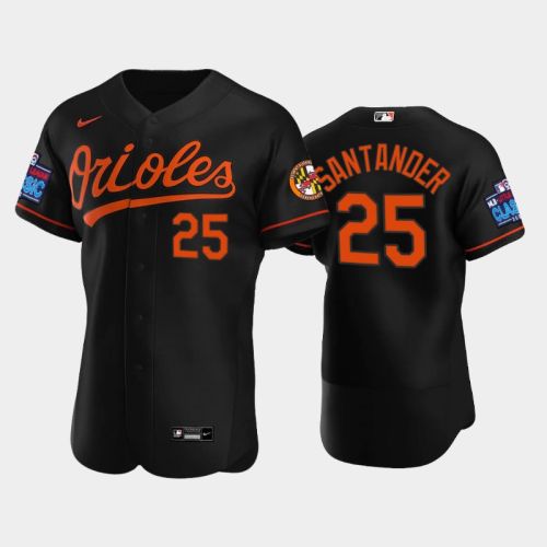 Anthony Santander 25 Little League Classic 2022-23 Baltimore Orioles Black Alternate Jersey