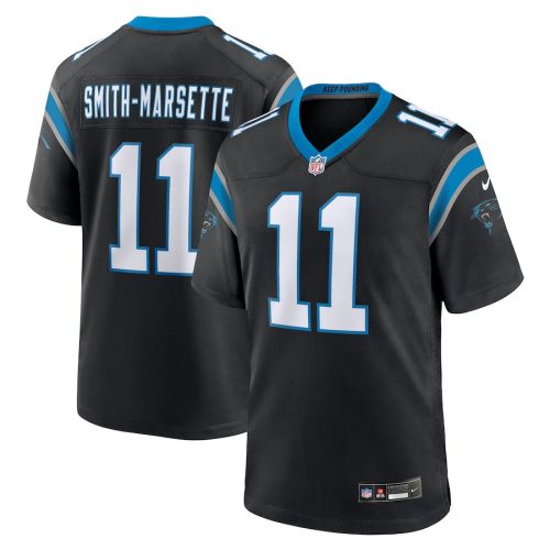 Ihmir Smith-Marsette 11 Carolina Panthers Men's Team Game Jersey - Black