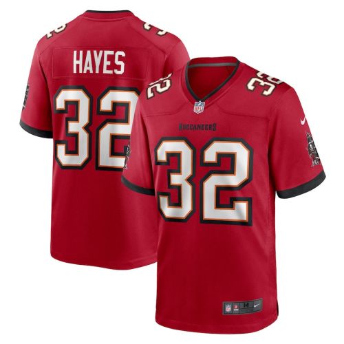 Josh Hayes 32 Tampa Bay Buccaneers Men Game Jersey - Red