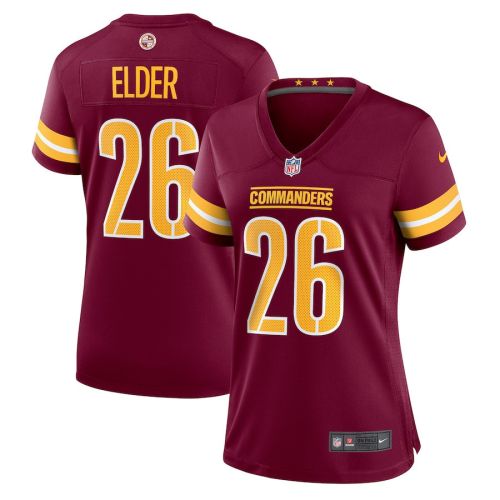 Corn Elder 26 Washington Commanders Women Game Jersey - Burgundy