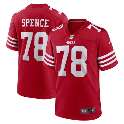 Akeem Spence San Francisco 49ers Game Player Jersey - Scarlet