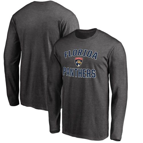 Florida Panthers Victory Arch Long Sleeve T-Shirt - Heathered Gray