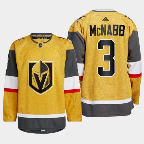 Brayden McNabb 3 Vegas Golden Knights Gold Jersey 2023 Home