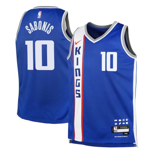 Domantas Sabonis 10 Sacramento Kings 2023/24 City Edition Swingman YOUTH Jersey - Blue