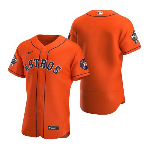 Houston Astros Orange 2022-23 World Series Jersey