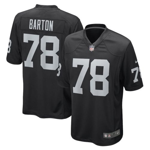 Jackson Barton Las Vegas Raiders Game Player Jersey - Black