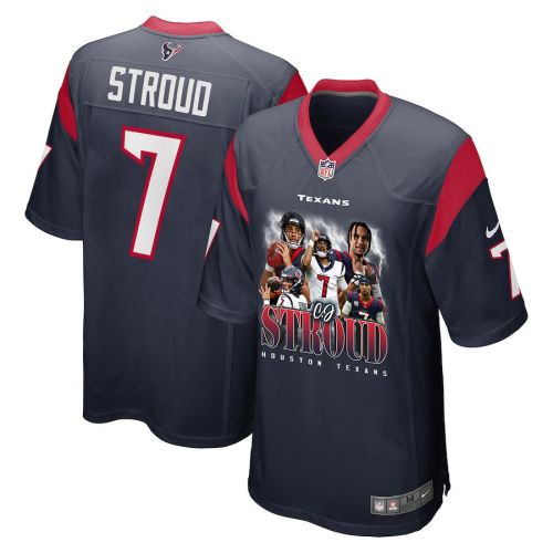 C.J. Stroud 7 Houston Texans The Chosen One Game Men Jersey - Navy