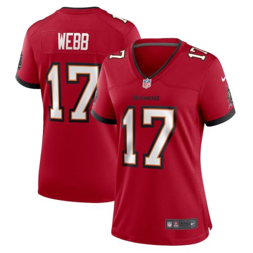 Raleigh Webb 17 Tampa Bay Buccaneers Women Game Jersey - Red