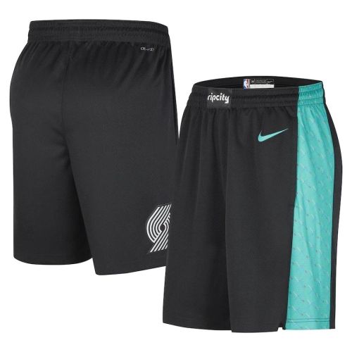 Portland Trail Blazers 2022/23 City Edition Swingman Shorts - Black