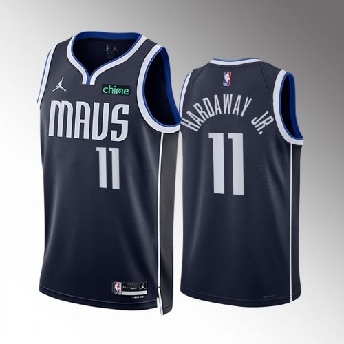 Dallas Mavericks Tim Hardaway Jr. 11 2022-23 Statement Edition Navy Jersey Swingman