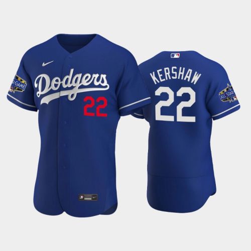 Los Angeles Dodgers Clayton Kershaw 22 Alternate Royal 2022-23 All-Star Game Jersey