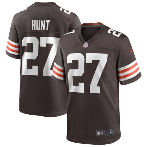 Kareem Hunt 27 Cleveland Browns Game Men Jersey - Brown