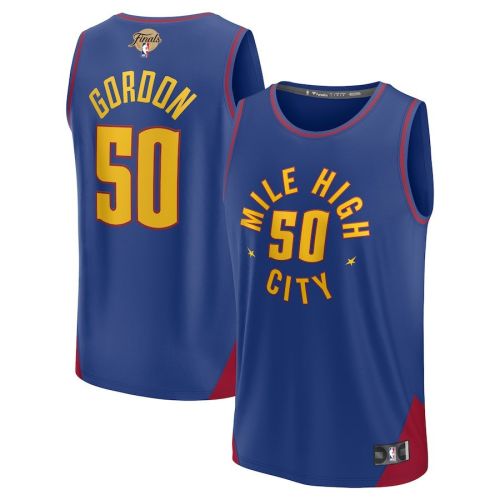 Aaron Gordon 50 Denver Nuggets 2023 Finals Fast Break Jersey - Statement Edition - Blue