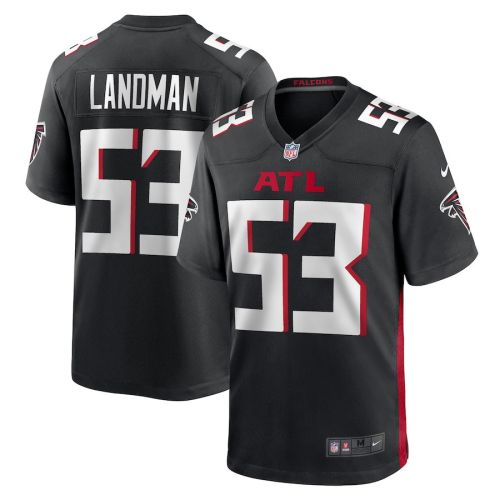 Nate Landman 53 Atlanta Falcons Game Men Jersey - Black